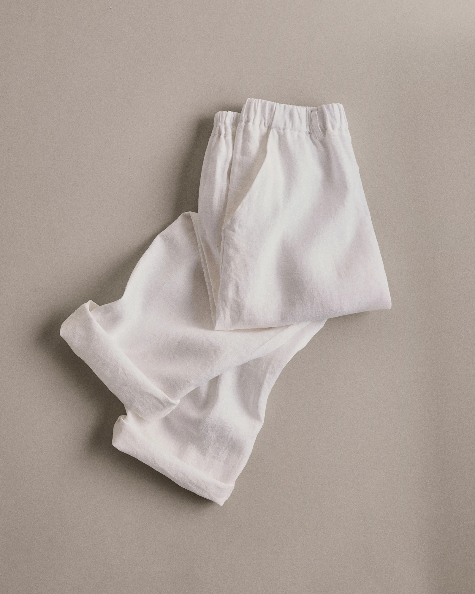 100% European Linen Pants in White | Quince