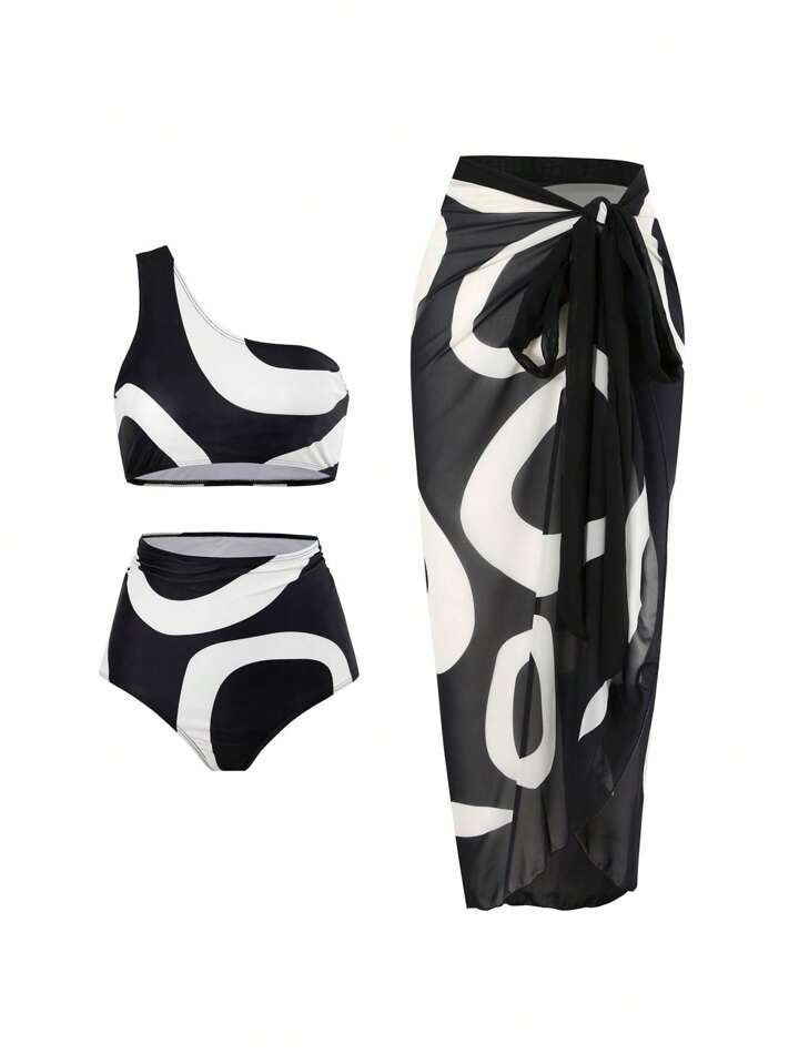 Trajes De Banho Estilo Retrô Europeu E Americano Para 2023 Com Roupa De Spa E Conjunto De Cobert... | SHEIN