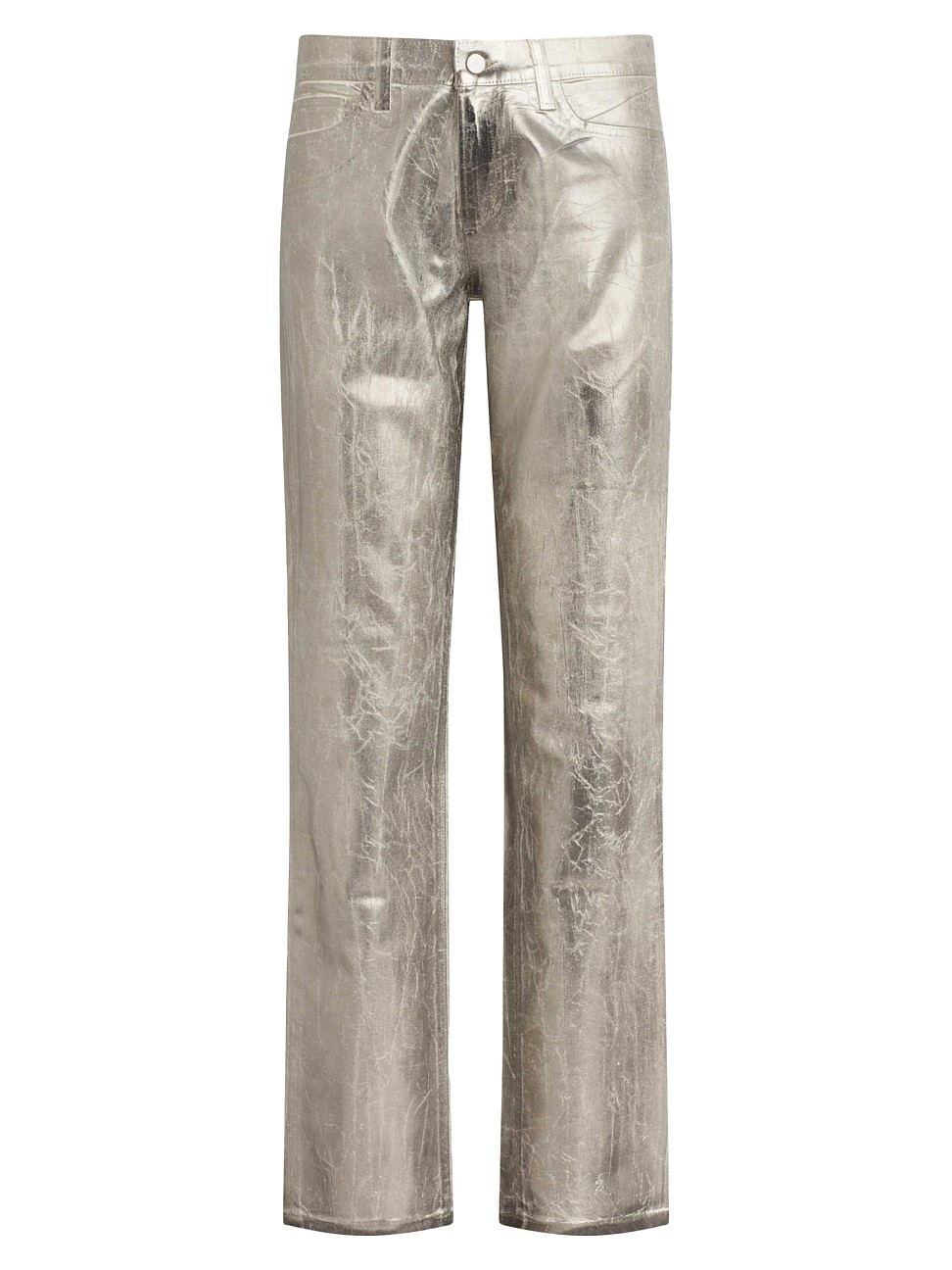 Women's The Lara Mid-Rise Metallic Jeans - Cracked Pewter - Size 28 - Cracked Pewter - Size 28 | Saks Fifth Avenue