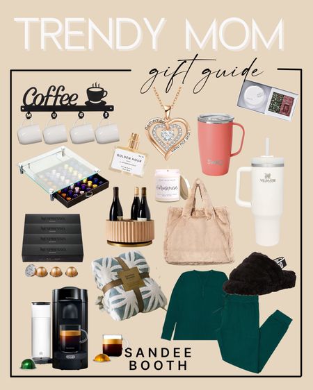trendy mom gift guide / gifts for mom / gifts for her / stanley cup / swig mug / nespresso machine / nespresso pods / nespresso pod storage / candle / essential oil diffuser / pajamas / ugg slippers 

#LTKHoliday #LTKstyletip #LTKSeasonal