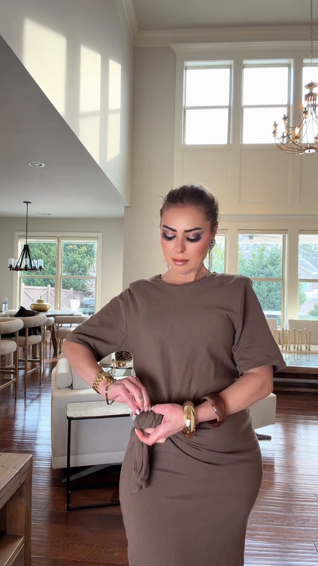 ANRABESS Women's 2026 Summer Maxi Tshirt Dress Short Sleeve Crewneck Tie Waist Casual Slim Fit Slit Spring Long Beach Dresse
@amazonfindsandfashion 

“Do It Yourself
- “Rediscover Your Accessories: A Touch of Style at Home”
- “Reinventing this season's trends with my clothes: I combined the dress's laces with my own bracelet, and completed it with a fabric belt. How does it look? Like, swipe, and follow me for more style ideas!”

#LTKgrwm #LTKootd #LTKValentine