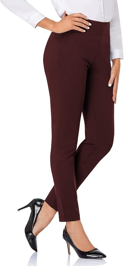 Tapata Women's 26''/28''/30'' Skinny Dress Pants High Waist Slacks for Office Work Business Casua... | Amazon (US)