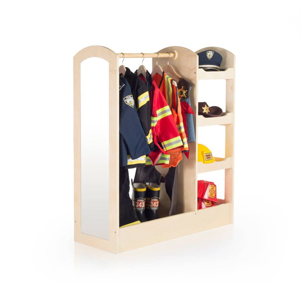 42"" Kids' See and Store Dress Up Storage Center Natural - Guidecraft | Target