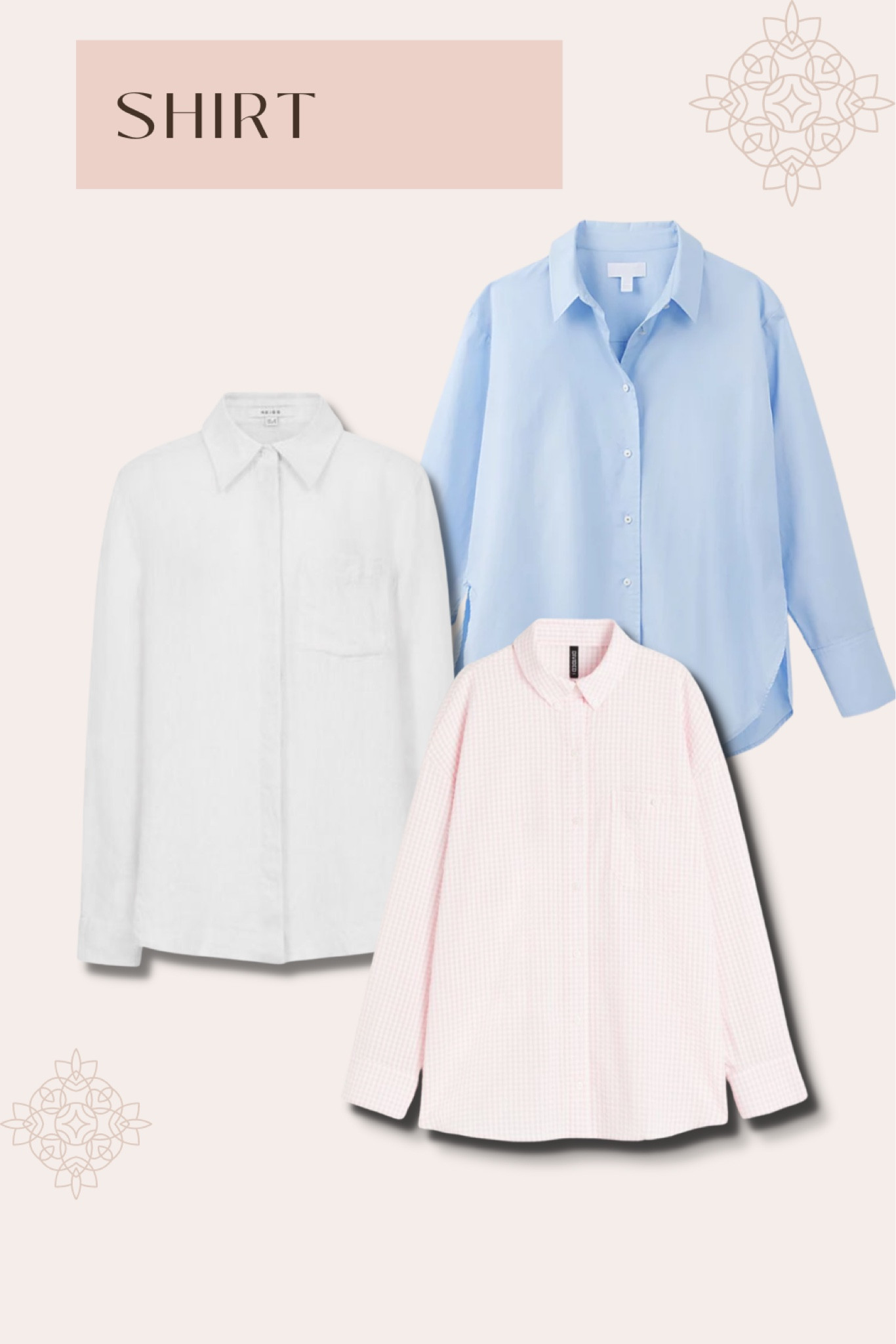 The essential collection of spring shirts! 

#LTKSeasonal #LTKeurope