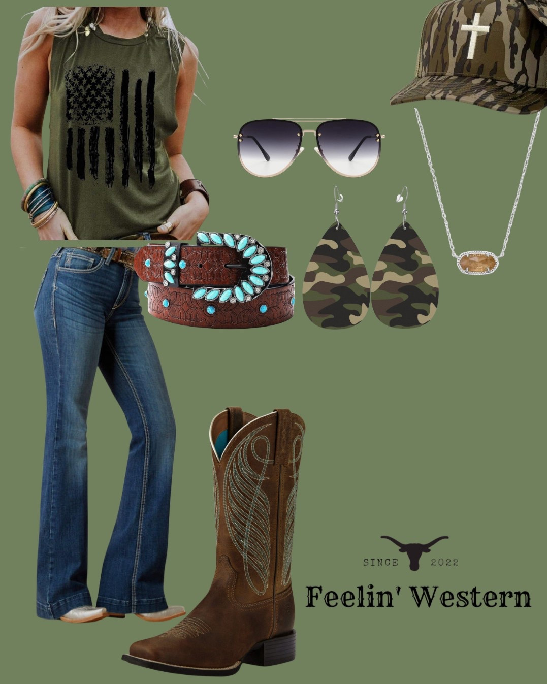 #camo #countrygirl #LTKStyle #Western