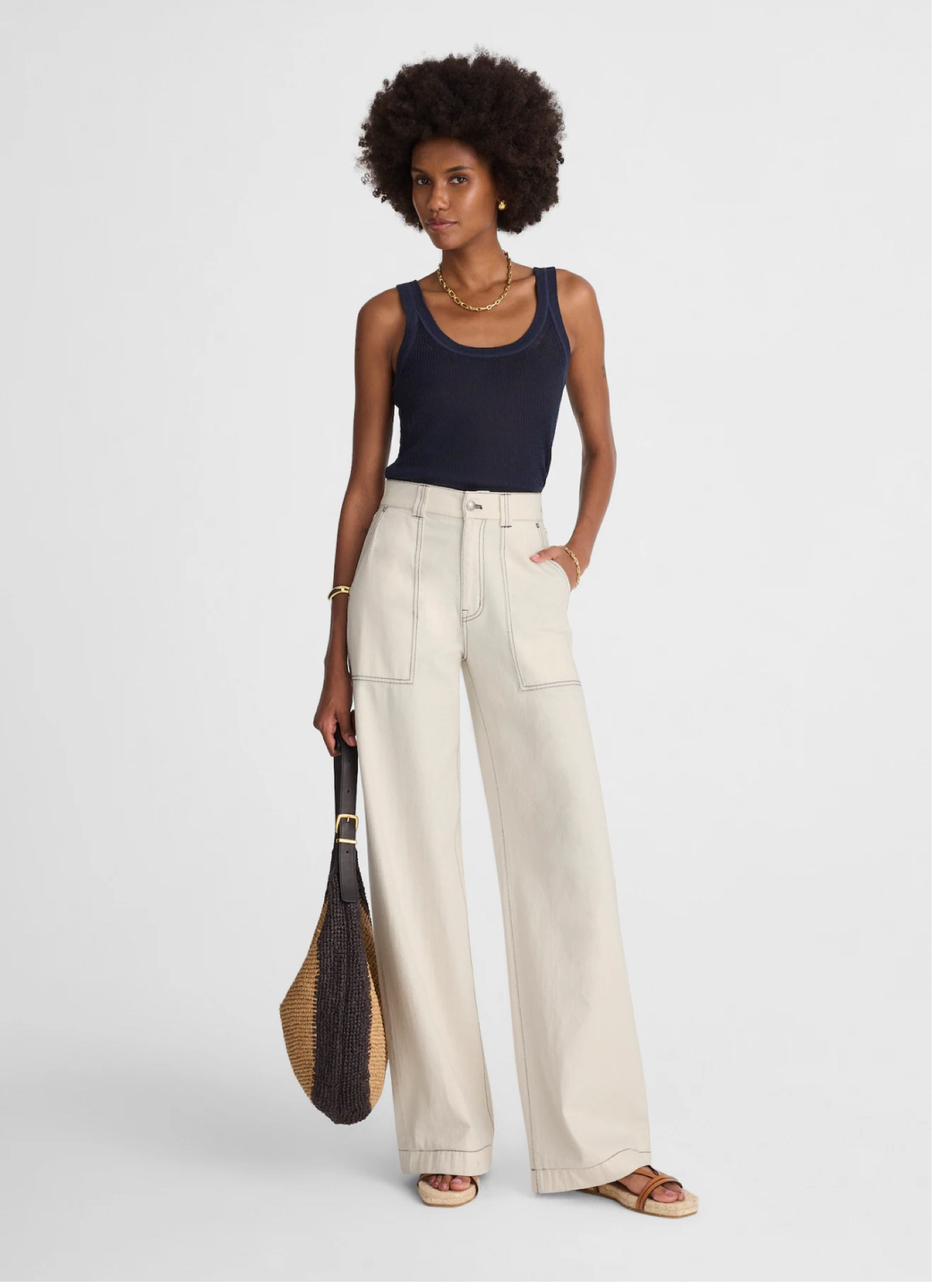 These contrast stitch pants are in my cart 

Superwide-Leg Utility Jeans in Vintage Canvas

#LTKSeasonal #LTKStyleTip
