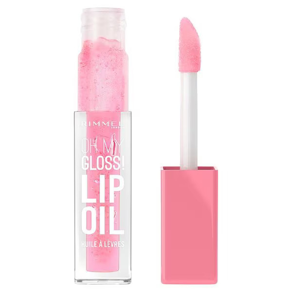 Rimmel Oh My Gloss! Lip Oil 001 Pink Flush 4.5Ml | Superdrug