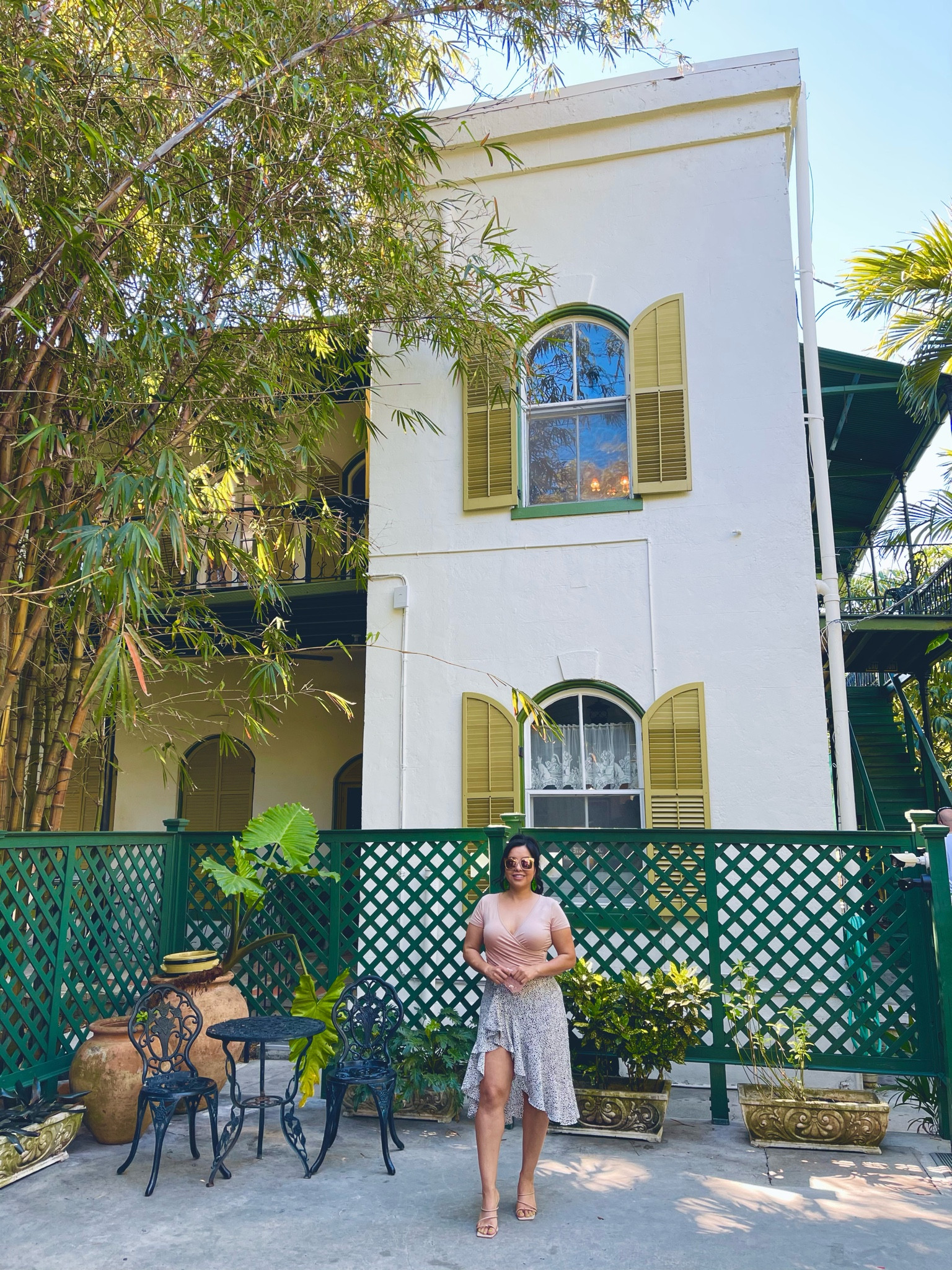 Hemingway House in Key West. Shop this outfit. This skirt and sunglasses are no longer available on Amazon, so I found the closest options!

#LTKstyletip #LTKtravel #LTKover40