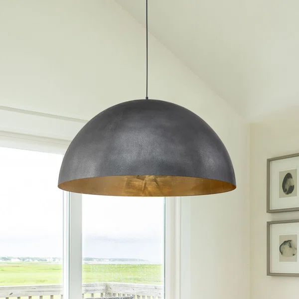 1 - Light Metal Dome Pendant | Wayfair Professional