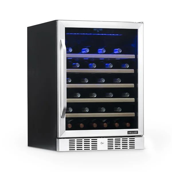 52 Bottle Single Zone Freestanding Wine Refrigerator | Wayfair North America