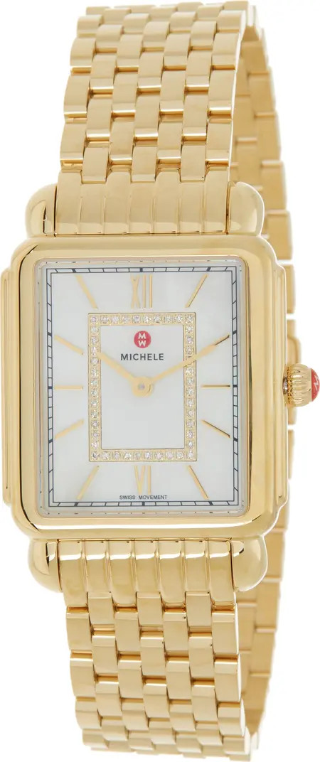 Deco II Two Hand Diamond Bracelet Watch - 0.11ct. | Nordstrom Rack