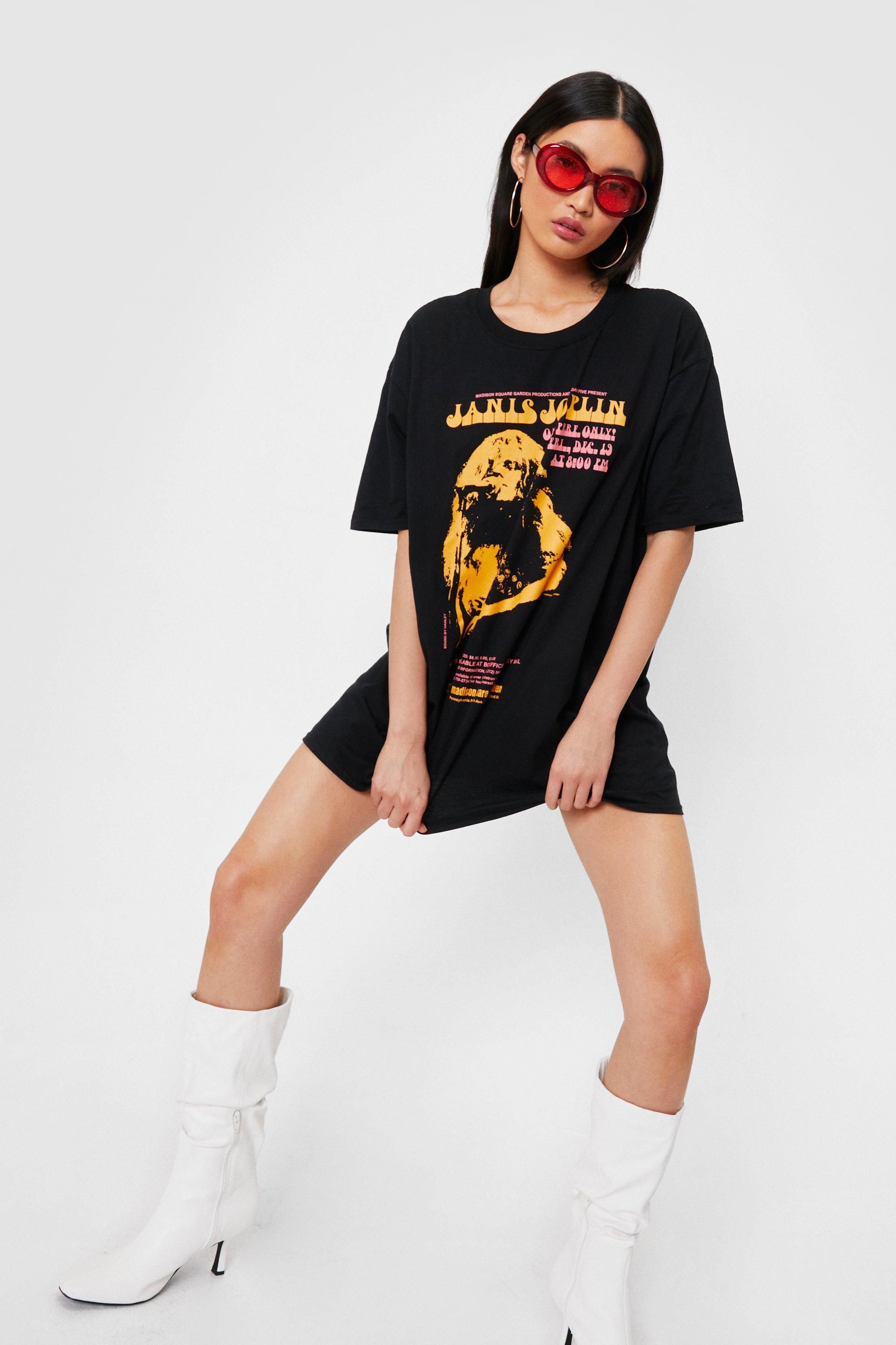 Janis Joplin Graphic Band Tee Dress | NastyGal (US & CA)