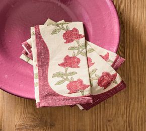 Rosie Print Napkins, Set of 4 | GreenRow