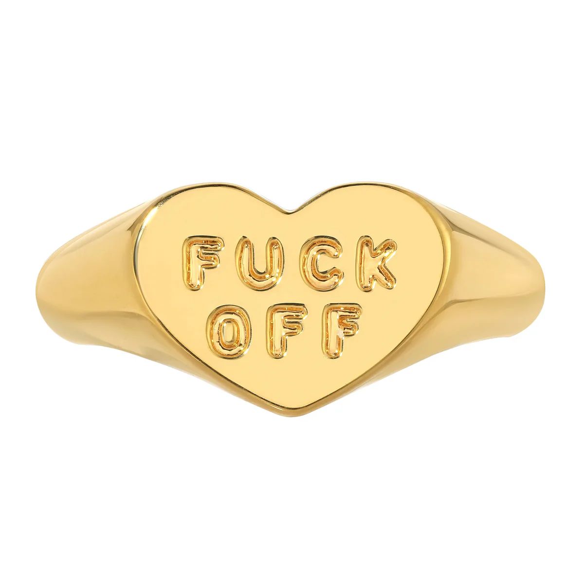 Fuck Off Ring | Erin Fader Jewelry Design