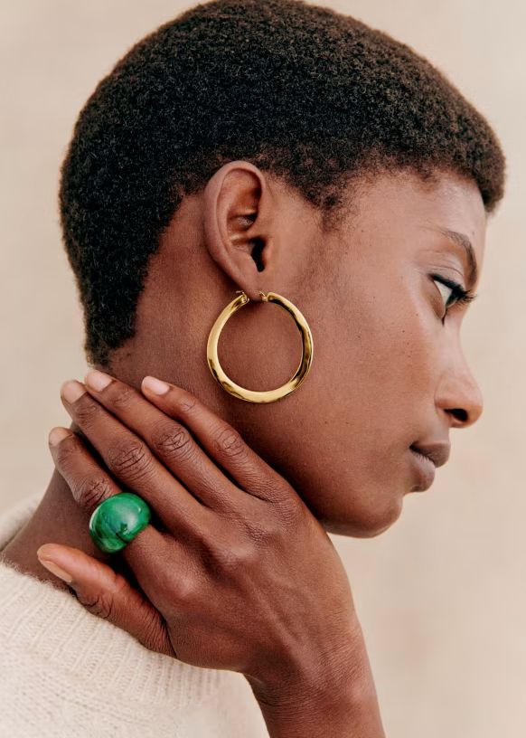 Clarisse Hoops Earrings | Sezane Paris