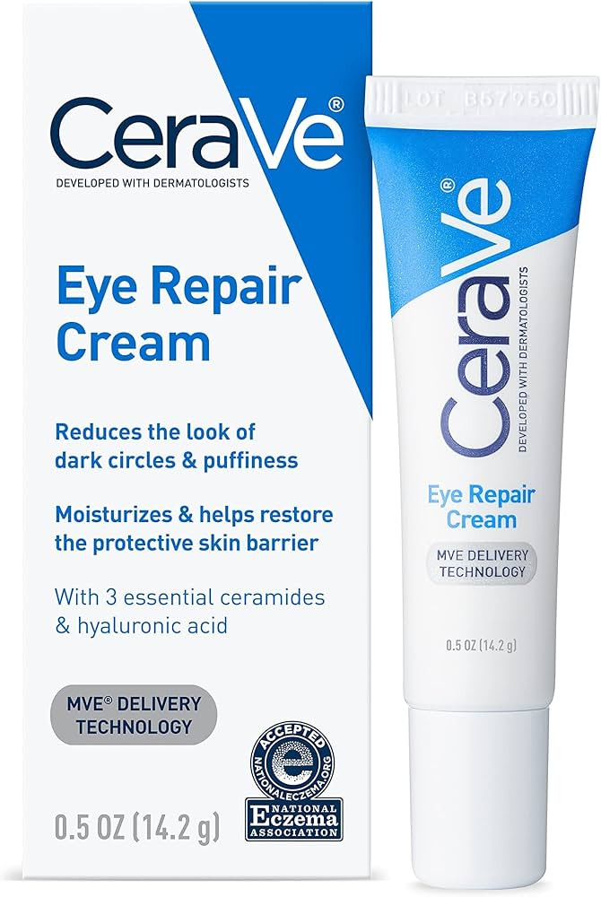 CeraVe Eye Repair Cream | Under Eye Cream for Dark Circles and Puffiness | Suitable for Delicate ... | Amazon (US)