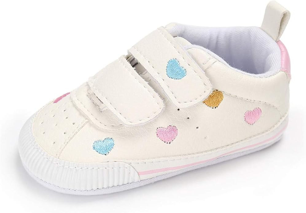 Amazon.com | E-FAK Baby Boys Girls Shoes Non-Slip Rubber Sole Infant Toddler Sneakers Crib First ... | Amazon (US)