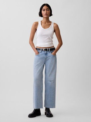 Low Slung Relaxed Crop Jeans | Gap (CA)