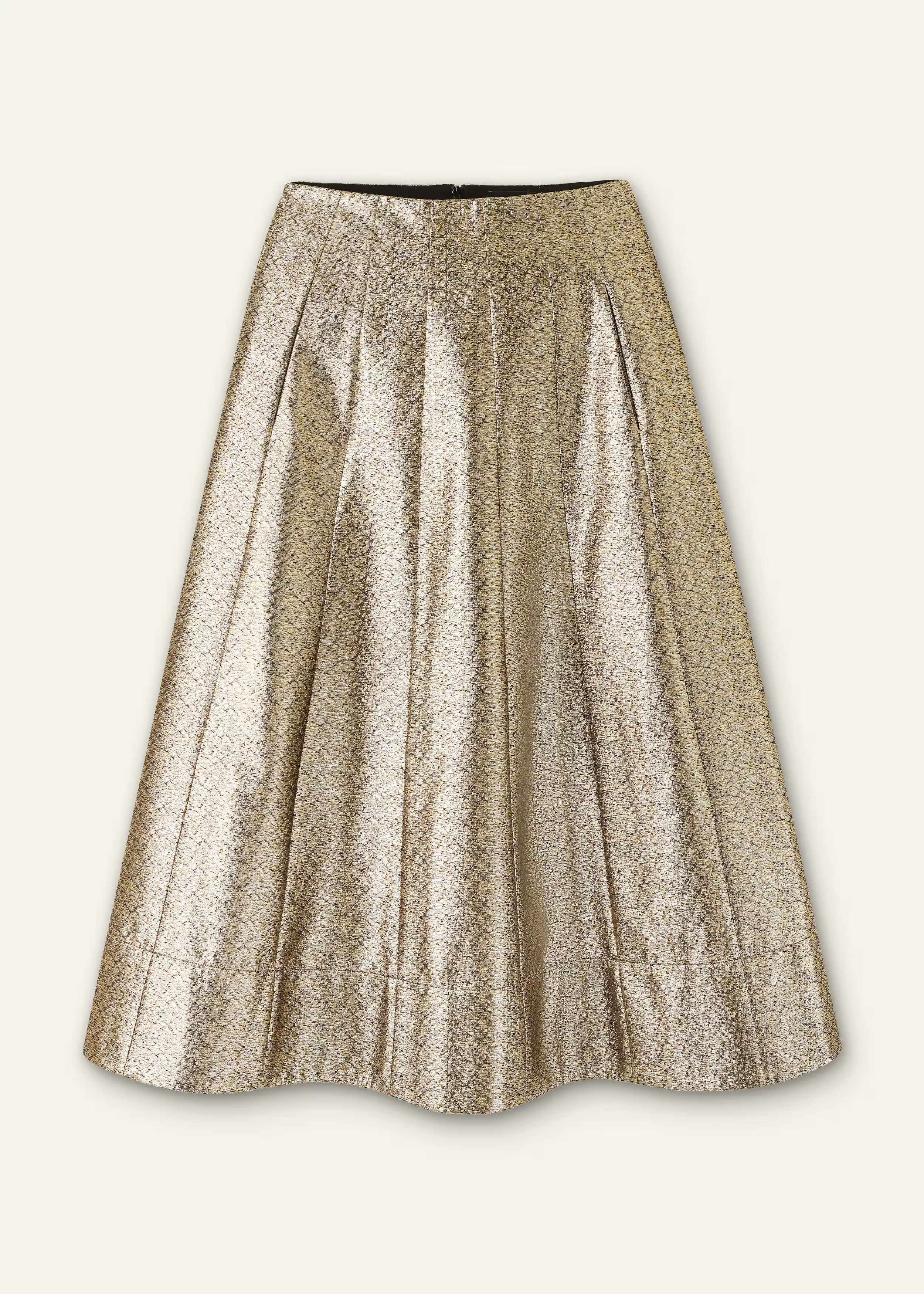 Women's Black Metallic Skirt | ME+EM | ME+EM Global (Excluding US)