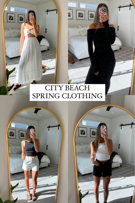 City Beach spring clothing haul! I am wearing a size xs/s in all clothing :) use code “HALLE20” for 20% off! #citybeachpartner 