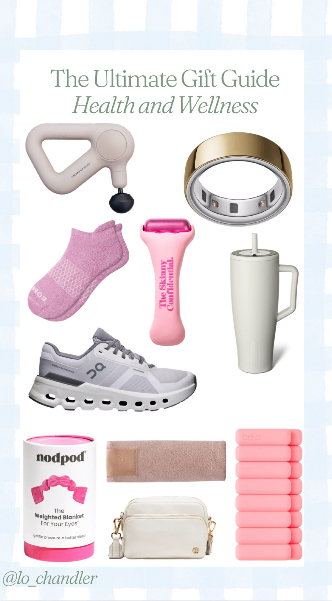 Gift ideas for the wellness lover in your life!!


Gift guide
Wellness
Health and wellness 

#LTKGiftGuide #LTKHoliday #LTKActive