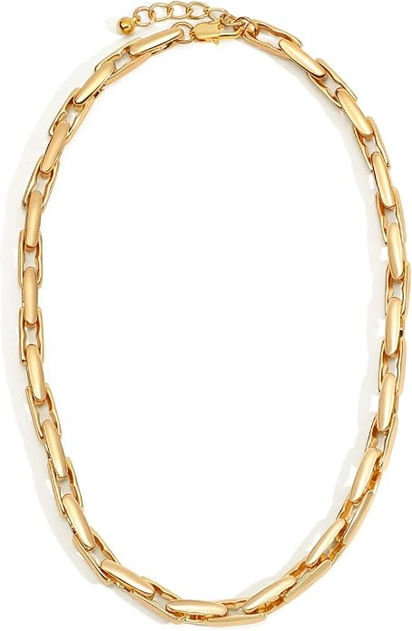 Necklaces for Women 14K Gold Plated Trendy Chunky Chain Choker Jewelry | Amazon (US)