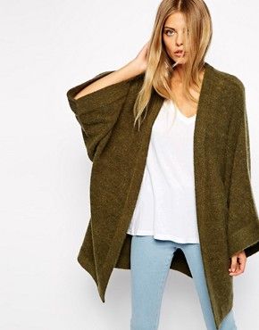 ASOS Cardigan With Kimono Sleeve | ASOS US