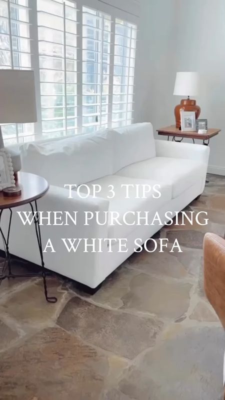 My top 3 tips for purchasing a white sofa: 
1. Choose a performance grade fabric 
2. Make sure cushions are not attached and that they are fully upholstered on both sides. 
3. Get yourself some Folex

This is the York Square Arm sofa from Pottery Barn. 👍🏻

#couch #sofa #livingroom #mypotterybarn #potterybarn 

#LTKstyletip #LTKhome #LTKVideo