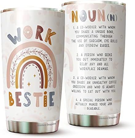 Kozmoz Inspire Work Bestie Definition 1 Pack Tumbler 20 Oz - Work Bestie Cup, Work Bestie Gifts F... | Amazon (US)