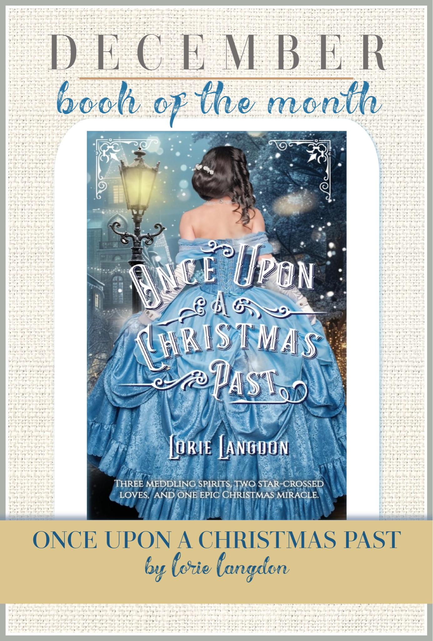 December Book Club: ‘Once Upon A Christmas Past’ by my dear friend Lorie Langdon. 
* I also shared some of Lorie’s other books you may enjoy reading! 

Holiday book
Christmas book
Book of the monthh
Disney villain 


#LTKHoliday #LTKSeasonal #LTKGiftGuide