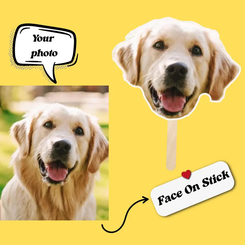 Custom Face Cutout on a Stick: Big Head on A Stick, Custom Face Cutout, Big Party, Fan Face, Face... | Etsy (US)