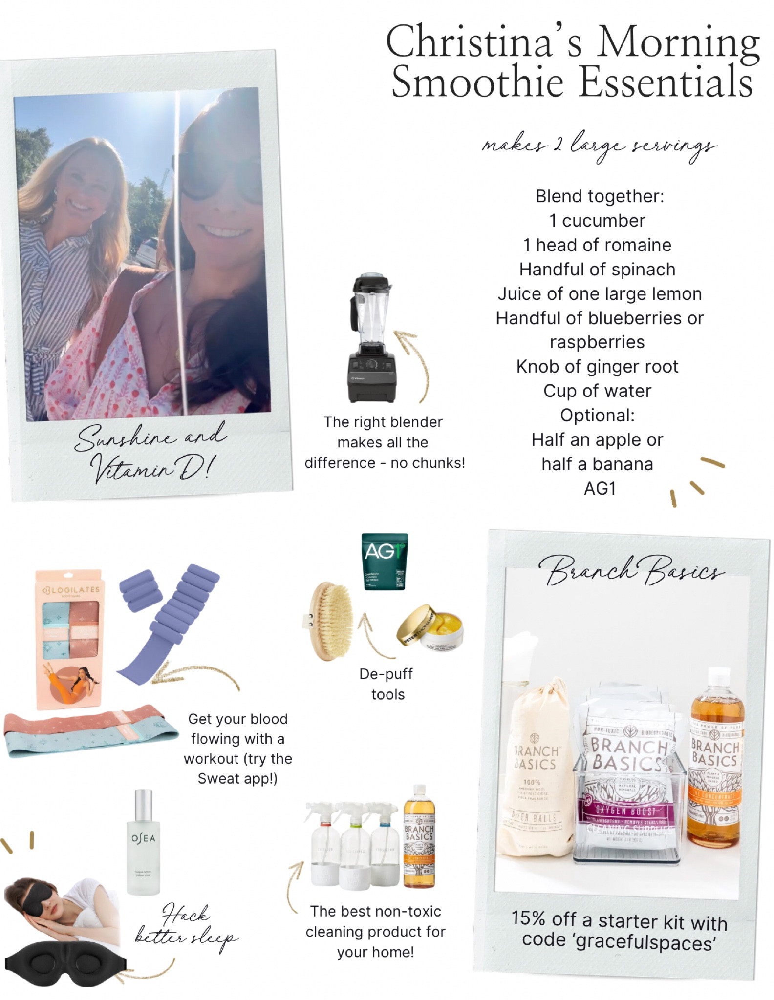 Reset your energy after the holiday weekend! Heres some healthy tips and a great smoothie recipe!


#wellness #healthyrecipe #smoothie #cleanhouse #reset

#LTKActive #LTKFitness #LTKHome