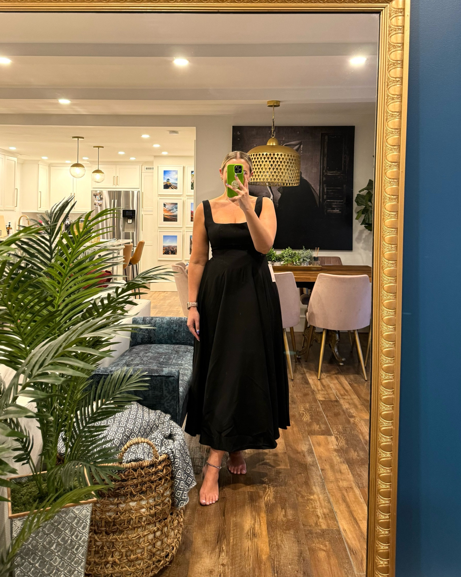 Viral Odd Muse Black Midi Dress, wearing an XL, runs a little small in the waist so I’m glad I sized up, wedding guest dress

#LTKMidsize #LTKStyleTip #LTKWedding