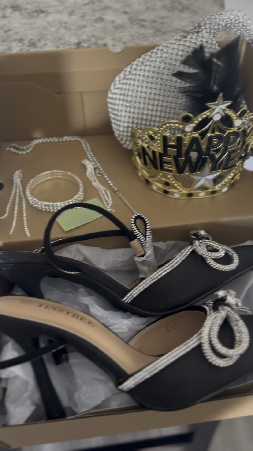 NYE essentials 🖤🤍💛🩶

#LTKitbag #LTKHoliday #LTKshoecrush