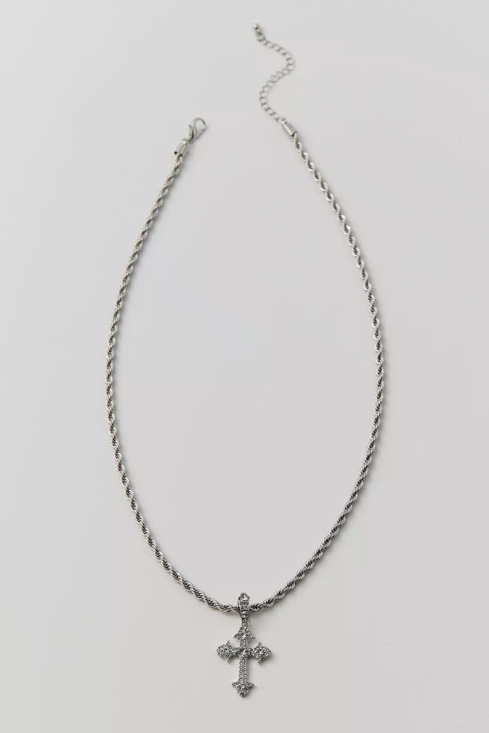 Roman Cross Pendant Necklace | Urban Outfitters (US and RoW)