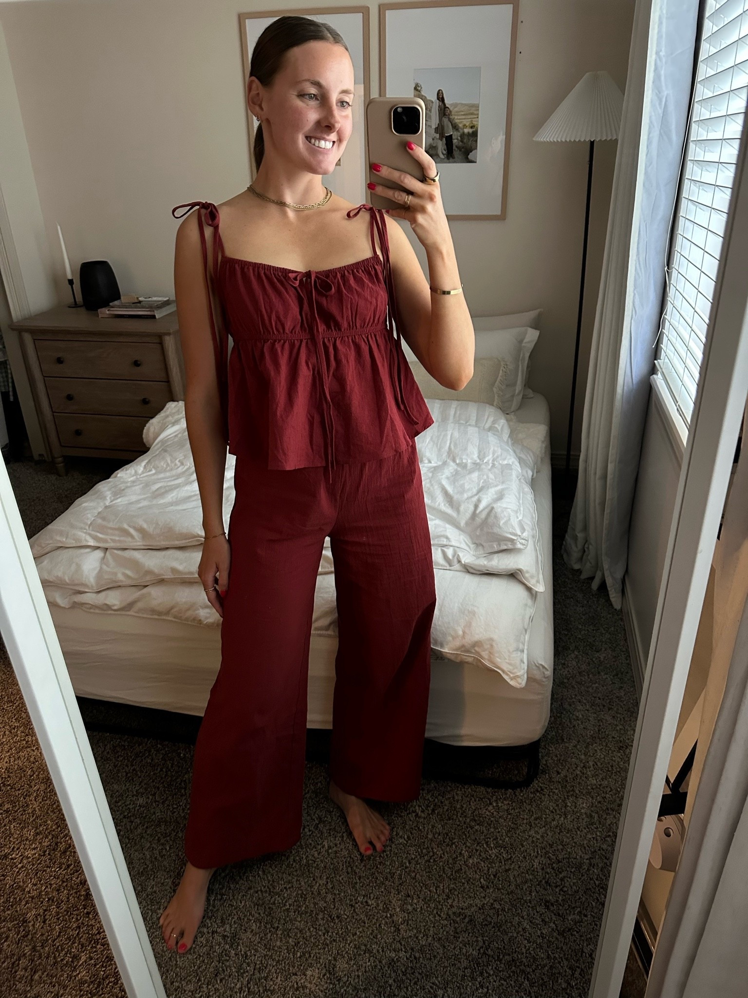 Cute red set for summer! Comes in a ton of colors. Super affordable and such an easy outfit idea!

#LTKmomlife #LTKootd