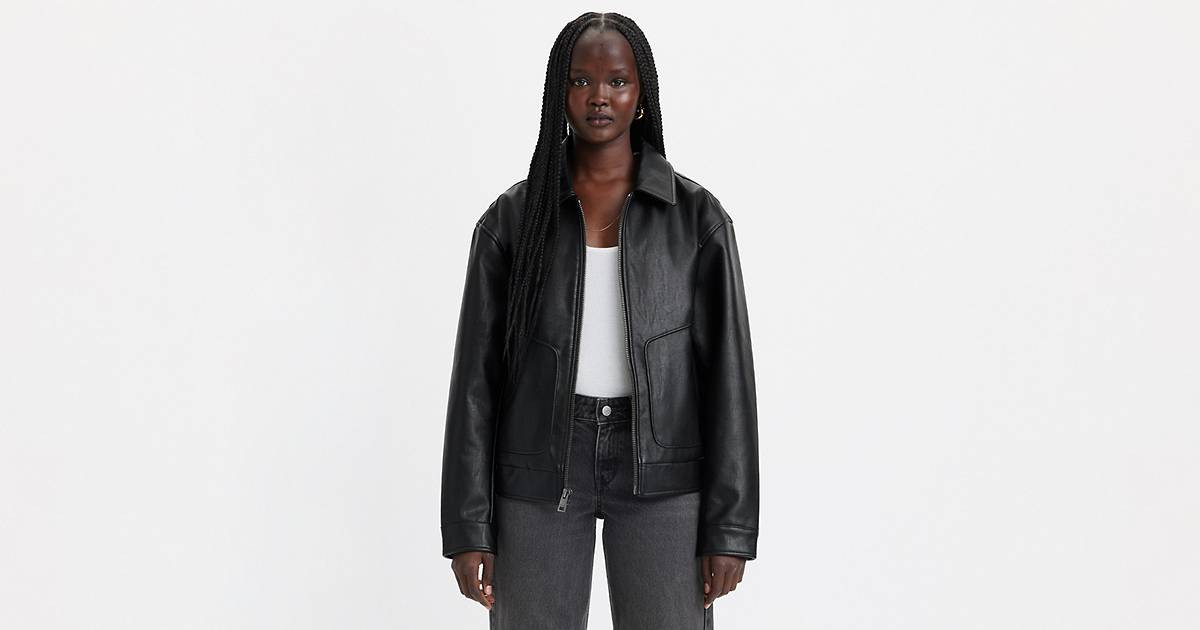 Faux Leather Retro Dad Bomber | LEVI'S (US)
