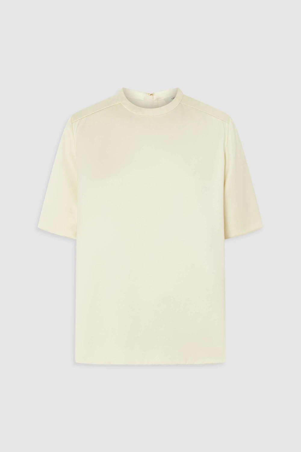 Double Satin Tee Champagne | Oroton