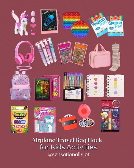 Are you traveling with kids soon?

You need to see this airplane activity bag hack for kids.  I tagged all the products I used and the toiletry bag you will need to do it. It has a tons of entertaining activities they can try while traveling and all you have to do it hang it on the seat in front of you.  You can even hang it up in your hotel room once you arrive to your destination.  Now you won't have to break your back reaching down to get the bag on your flight. 🧳 

Happy travels!

#LTKmusthave #LTKtravelwithkids 
#kids 


#LTKFind #LTKtravel #LTKSeasonal