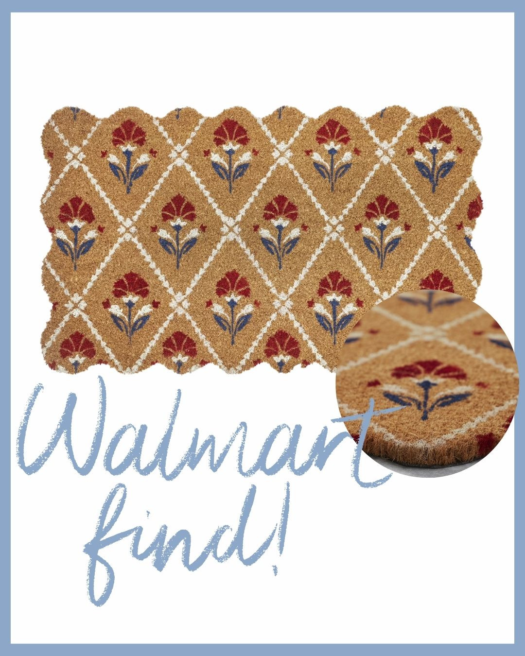 Walmart find!

doormat, outdoor, porch decor, home, design, coastal, refresh, spring, summer 

 #LTKHome