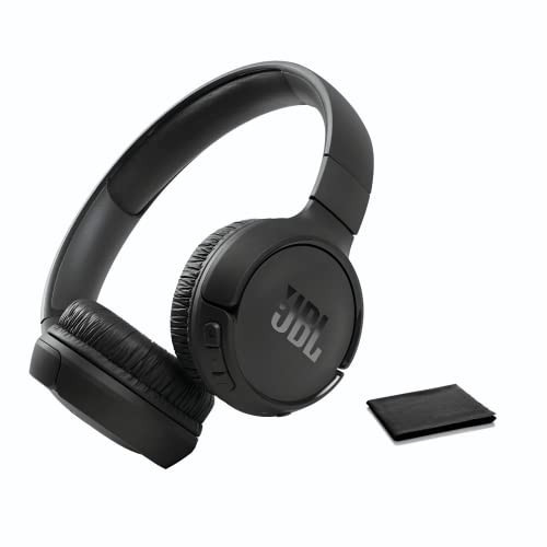 JBL Tune 570BT On-Ear Wireless Bluetooth Headphones with Pure Bass Stereo Sound, Includes Cleaning Cloth - Black(JBLT570BTBLKAM-CC) | Amazon (US)