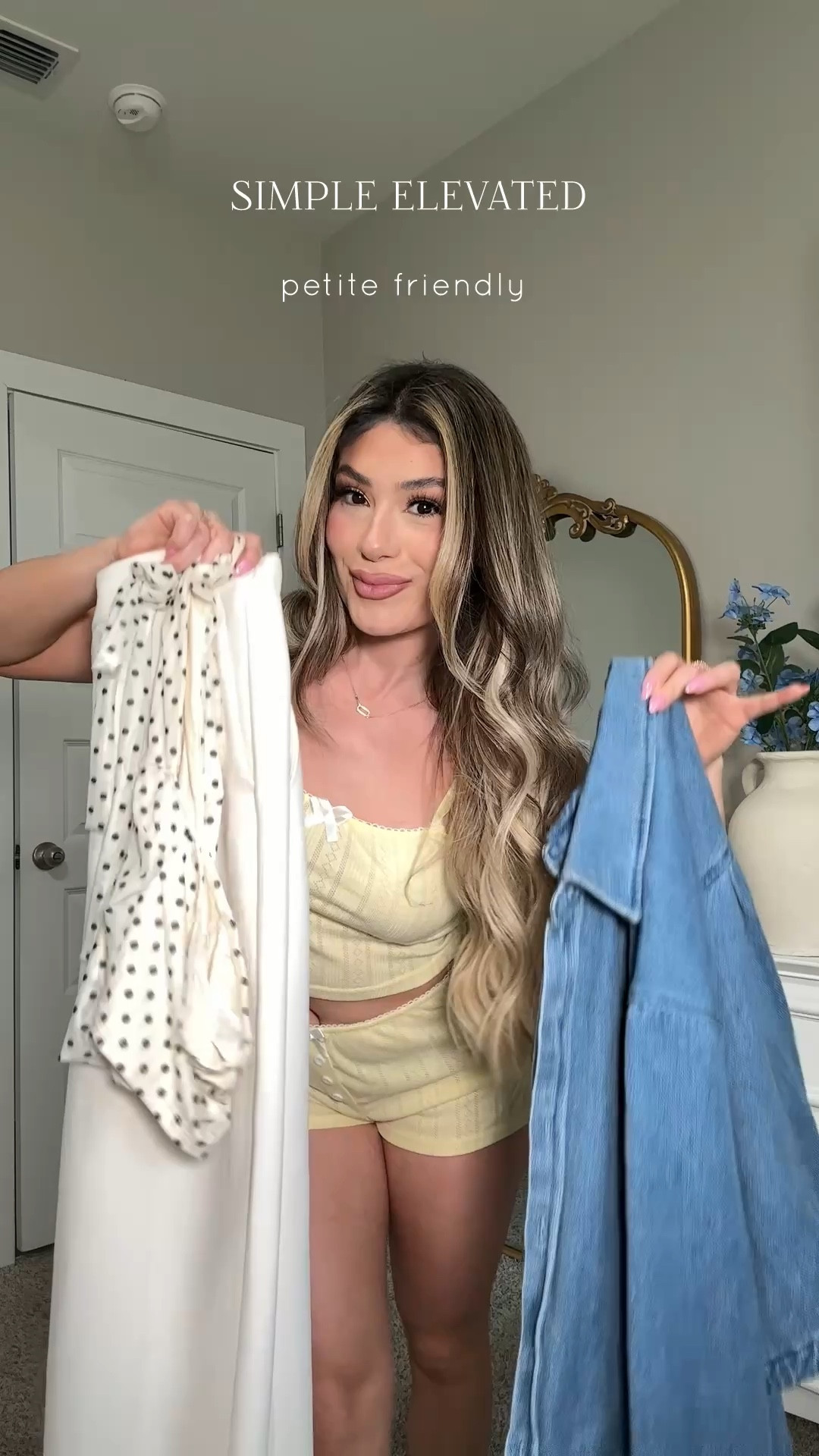 polka dots and denim 

#LTKgrwm