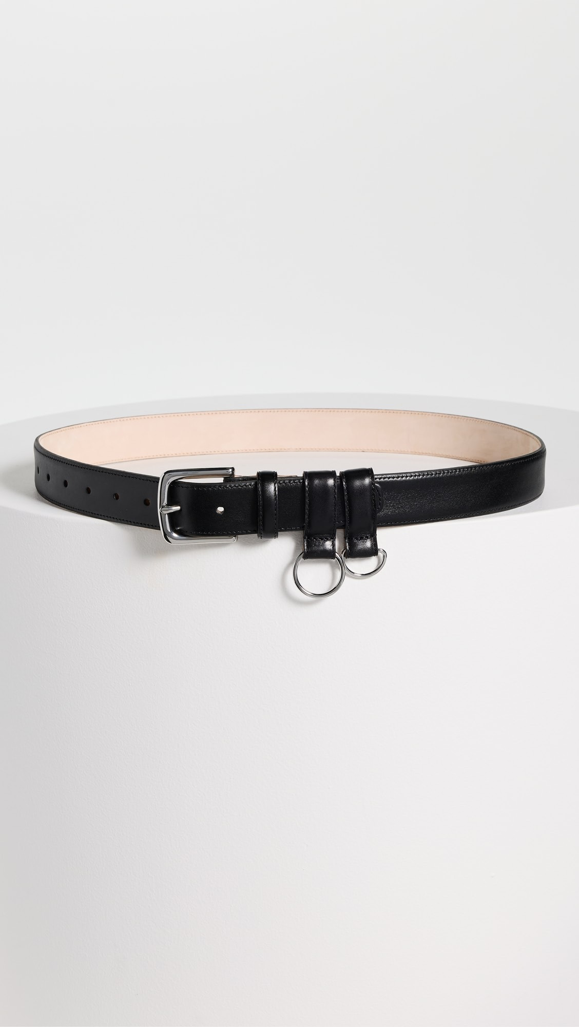 Classic Ring Hardware Leather Belt | Shopbop