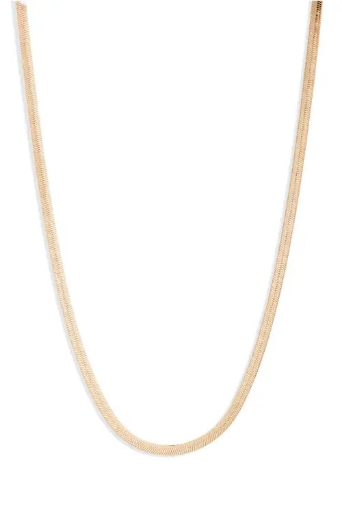 SHYMI Glamour Snake Chain Necklace in Gold at Nordstrom, Size 16 | Nordstrom