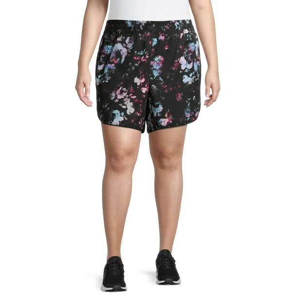 Avia Women's Plus Size Lined Running Shorts | Walmart (US)