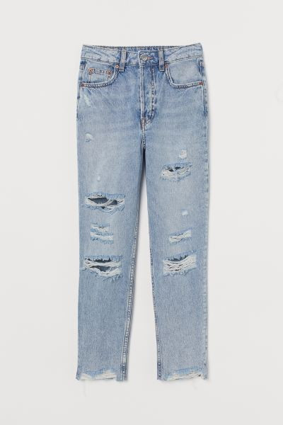 Slim Mom Jeans Trashed | H&M (US + CA)