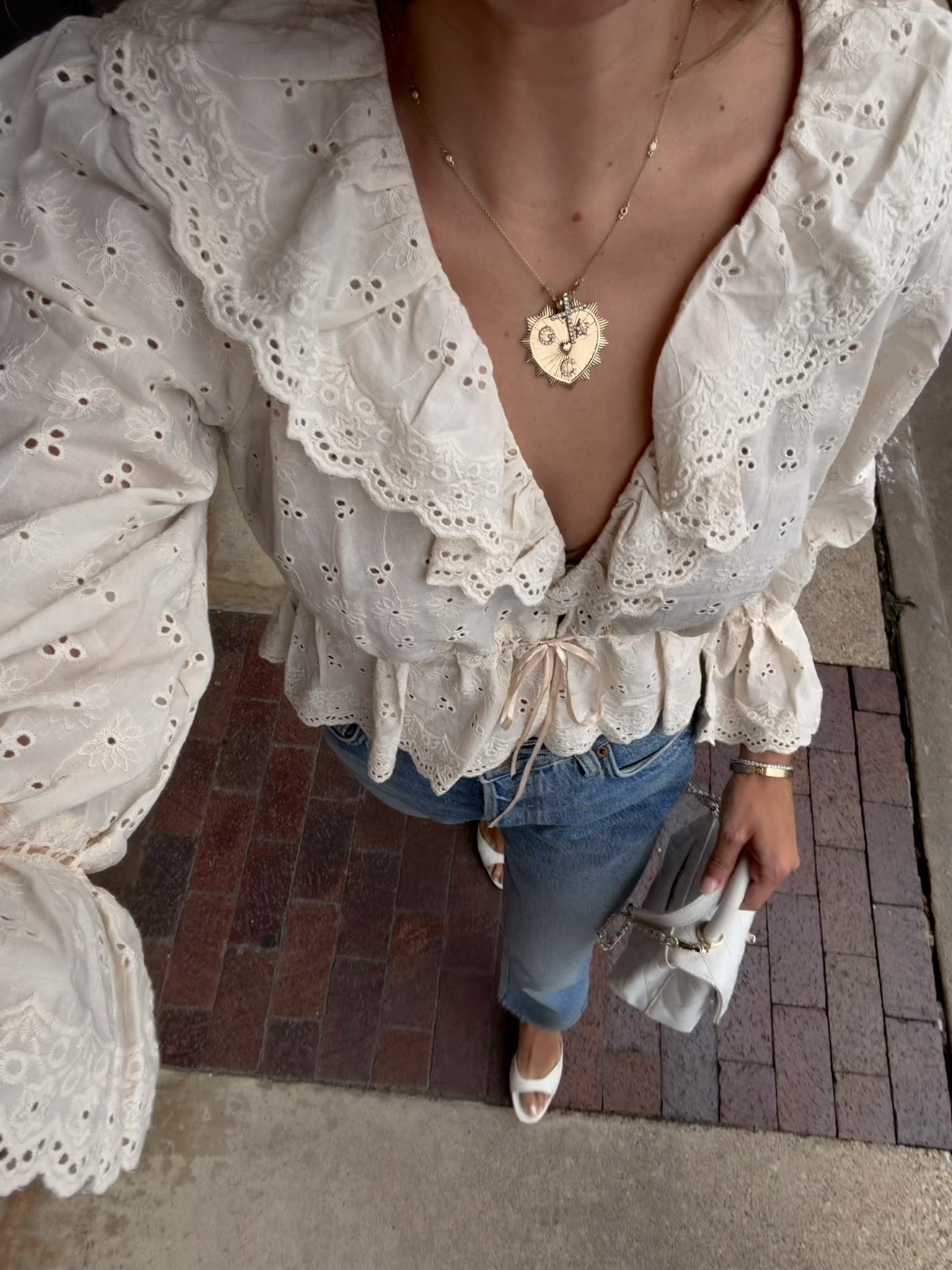 Reformation Jeans // Staud Heels // Spring Fashion // Spring Style // WAYF Tops // Spring Outfits 

#LTKSeasonal #LTKootd