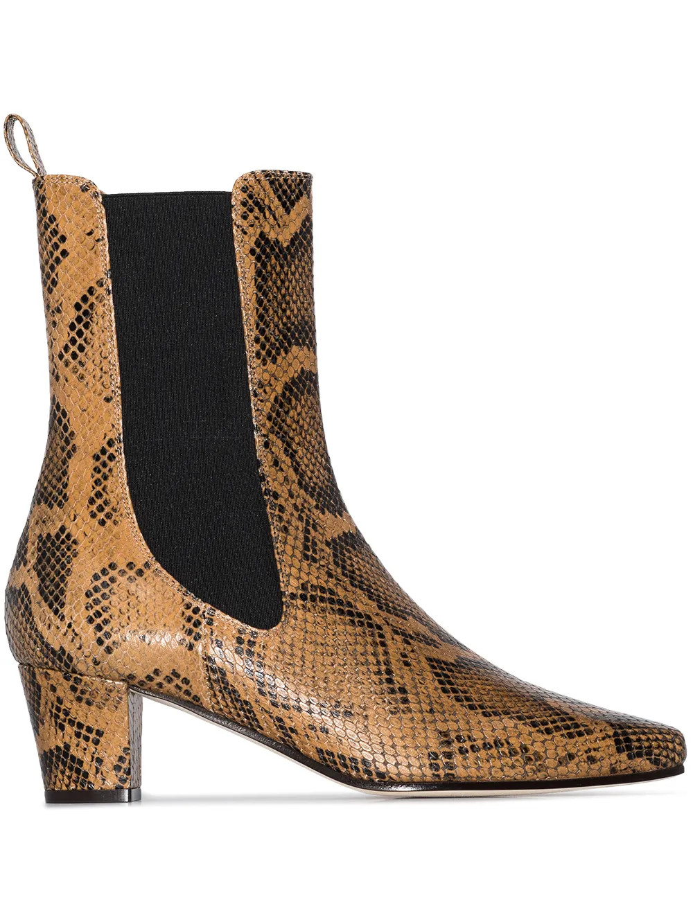 Paris Texas python-print 50mm Ankle Boots - Farfetch | Farfetch Global