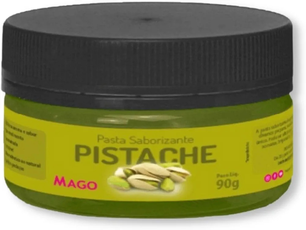 Pasta Saborizante Alto Rendimento Forneável Sabor Idêntico Ao Natural 90g (Pistache) | Amazon (BR)