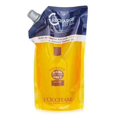 L'Occitane Almond Cleansing & Softening Shower Oil (Eco-Refill) - 500ml/16.9oz | SHEIN